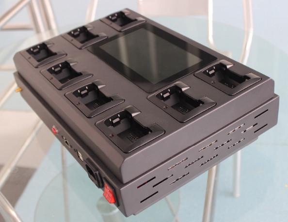 220V 8 Ports Data Management Usb 2.0 Docking Station With 7 Inch Display