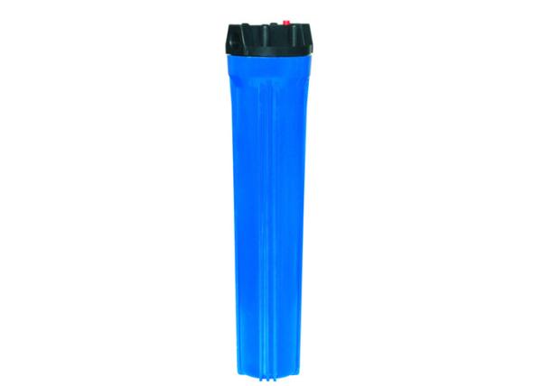 20 BB Big Blue Plastic Cartridge Filter Vessels With Vent 1 Inlet / Out For 4.5 Filter Cartridge