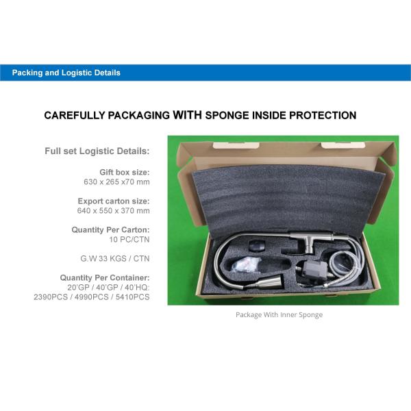 Гусиная шея кран кухни Touchless высокого свода умный вытягивает вниз кран кухни