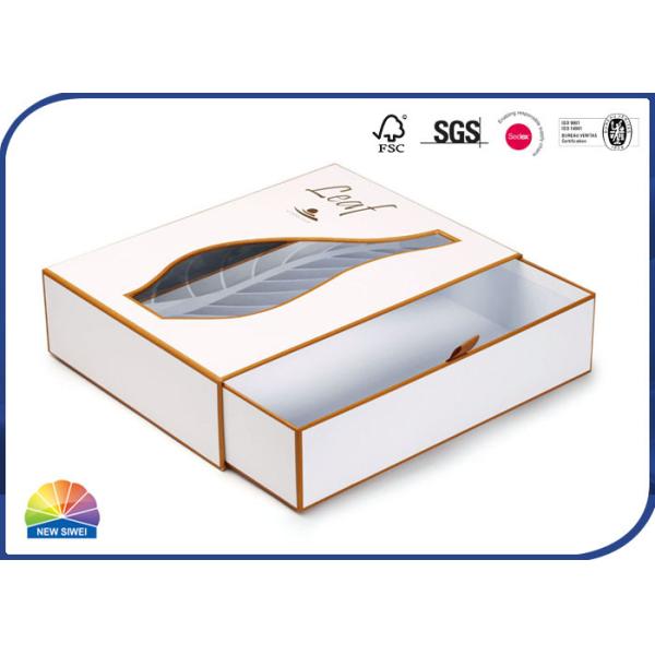 シャンプーの包装のリボンのハンドルの堅い引出しのギフト用の箱