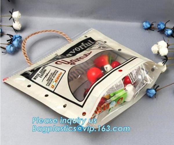 Stand Up Roasted Chicken Packaging Bags With Zip Top hot roast, rotisserie chicken bag, microwaveable bag, slide plastic