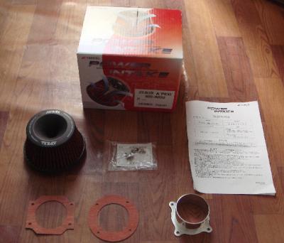 Red Universal Racing Air Filter Necessary Kits / High Performance Car Air Filters