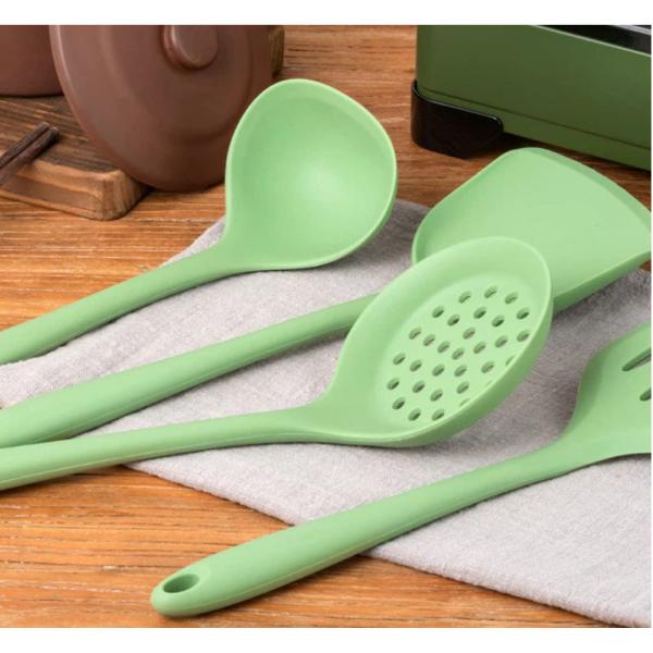 11pcs Silicone Kitchen Utensil Sets , Red Silicone Cooking Utensils ODM Available