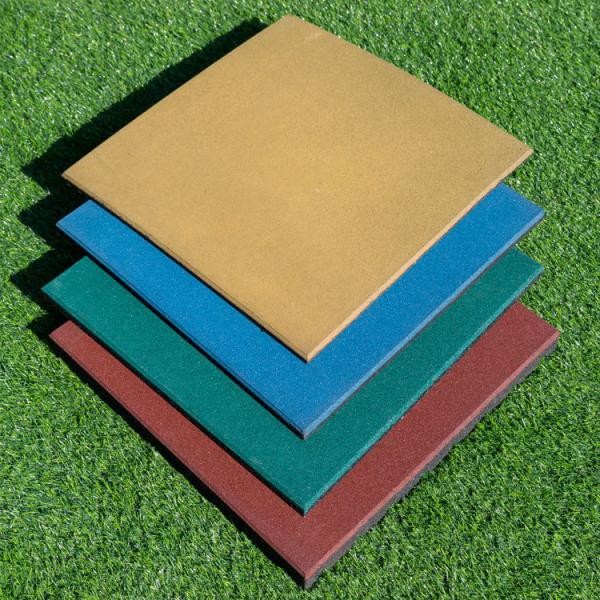 Grão Mat Flooring de borracha industrial 10-50mm x 0.5-1.0m x 0.5-1.0m