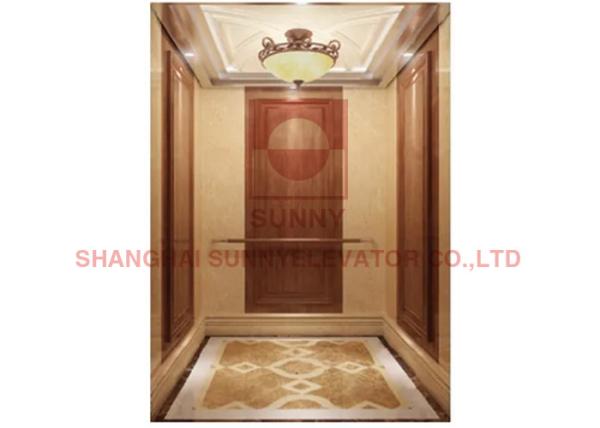 Vvvf Luxurious 800kg 0.4m/S With Residential Home Elevators Lift