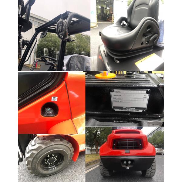 Контейнерный грузоподъемник Высота подъема 3000-5000 мм Угол наклона мачты 6/12 градусов