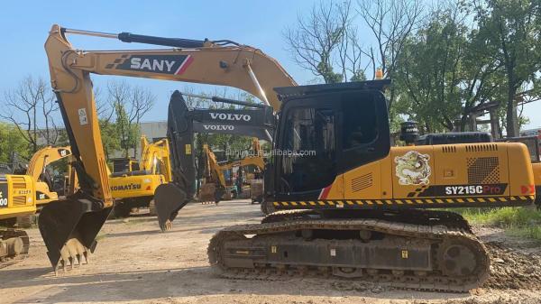 Excavateur d'occasion de qualité utilisée Sany215C Pro abordable pour les besoins de construction