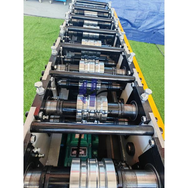 Palisade Fence Roll Forming Machine 119mm  Width With 4kw Servo Gear Transmission