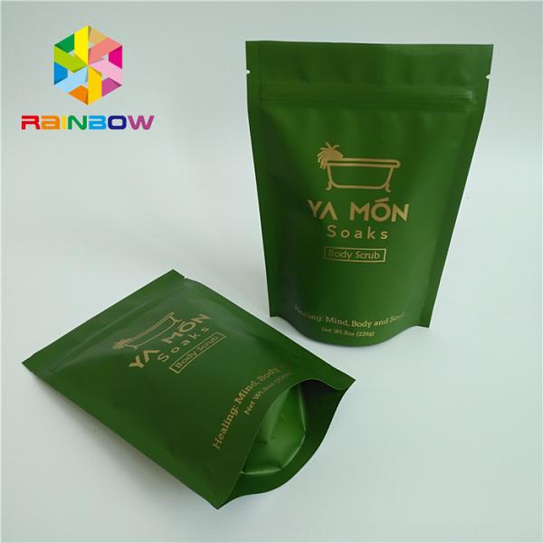 Bolsas plásticas de diverso tamaño que empaquetan el Ziplock del polvo de la proteína para el cuerpo Skrab de la vainilla del chocolate