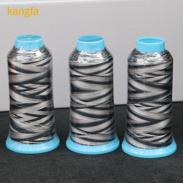 El hilo de bordado de la máquina de coser industrial 120d/2 poliéster 100% 4000 yardas en 447 colores