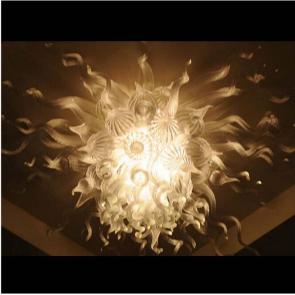 Art Deco Blown stained Glass Chandelier for Project Home Lights (WH-BG-06)