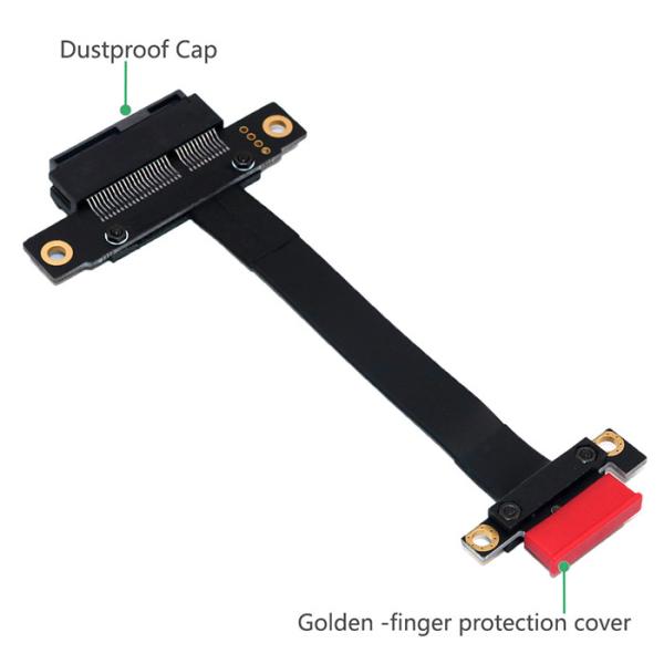 PCB шасси BTX удлинительного кабеля 8Gbps Pci X1 15cm PCIE ATX Swaddled