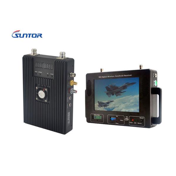 Усиливанная ранг войск передатчика 300-900МХз Маньпак беспроводная ХД солдата видео-