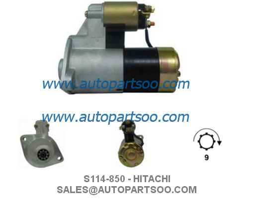 S114-808 HITACHI 12V 1.2KW 11T STARTER MOTOR S114-808 HITACHI 12V 1.2KW 11T