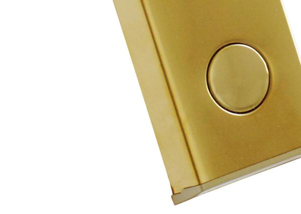 Electronic Card Hotel Door Lock , Electronic Door Latches With PVD Finishing