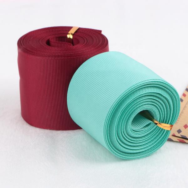 Manufacturers MSD Ribbon Stocked 3-100mm Polyester Grosgrain Ribbon with Pantone Card