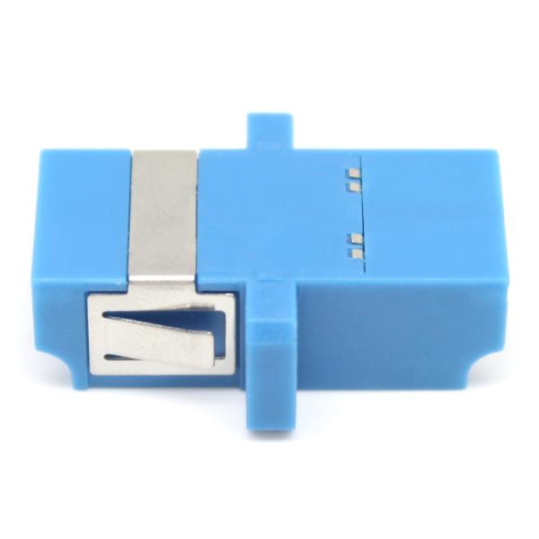 Adaptador LC dúplex compatible con la red 3G para conexiones de fibra óptica en sistemas CATV