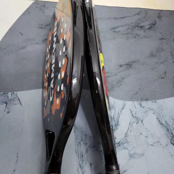 Carbon Fiber Padel Brasil Beach Tennis Rackets Paddle Soft EVA Face Raqueta With Carry Bags