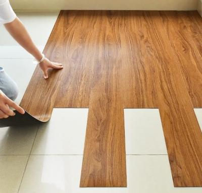 2mm Self Adhesive LVT Flooring PVC Waterproof Vinyl Plank Flooring