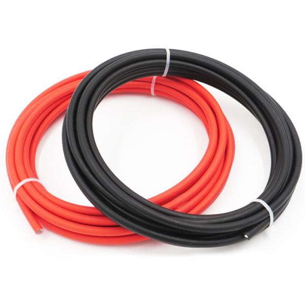 DC valoró negro rojo del conector del ² de 4m m de la encrespadura del Odm del alambre solar del panel solar