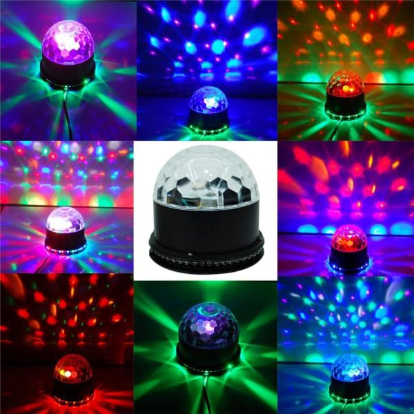 Rotating Magic Ball Shape LED Stage Light Indoor Christmas Lights For Party