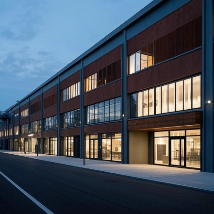 Steel Structure Metal Garage Workshop Galvanized Layer Thickness High Tensile Strength