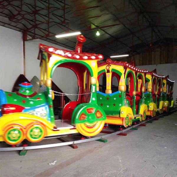 Mini 2kw Amusement Park Electric Trains / Electric Train Ride 220v Voltage