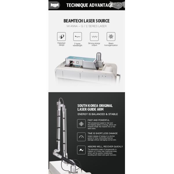 Вертикальный спектр машины пикосекунды лазера Nd Yag тонизируя удаление Melasma