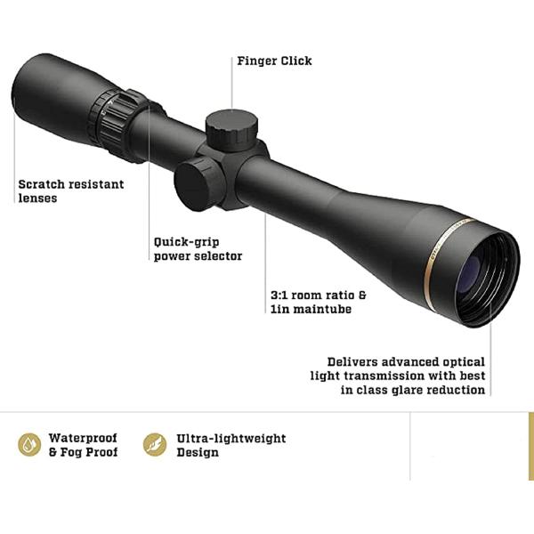 Búsqueda de búsqueda de Fogproof de la prenda impermeable de Hunt Plex 3-9x40m m Riflescope Ir al aire libre