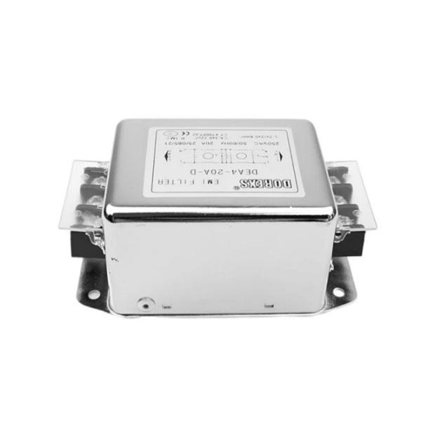 3A-20A EMI фильтр Биполярный 220V фильтр питания DEA4-D однофазный фильтр переменного тока