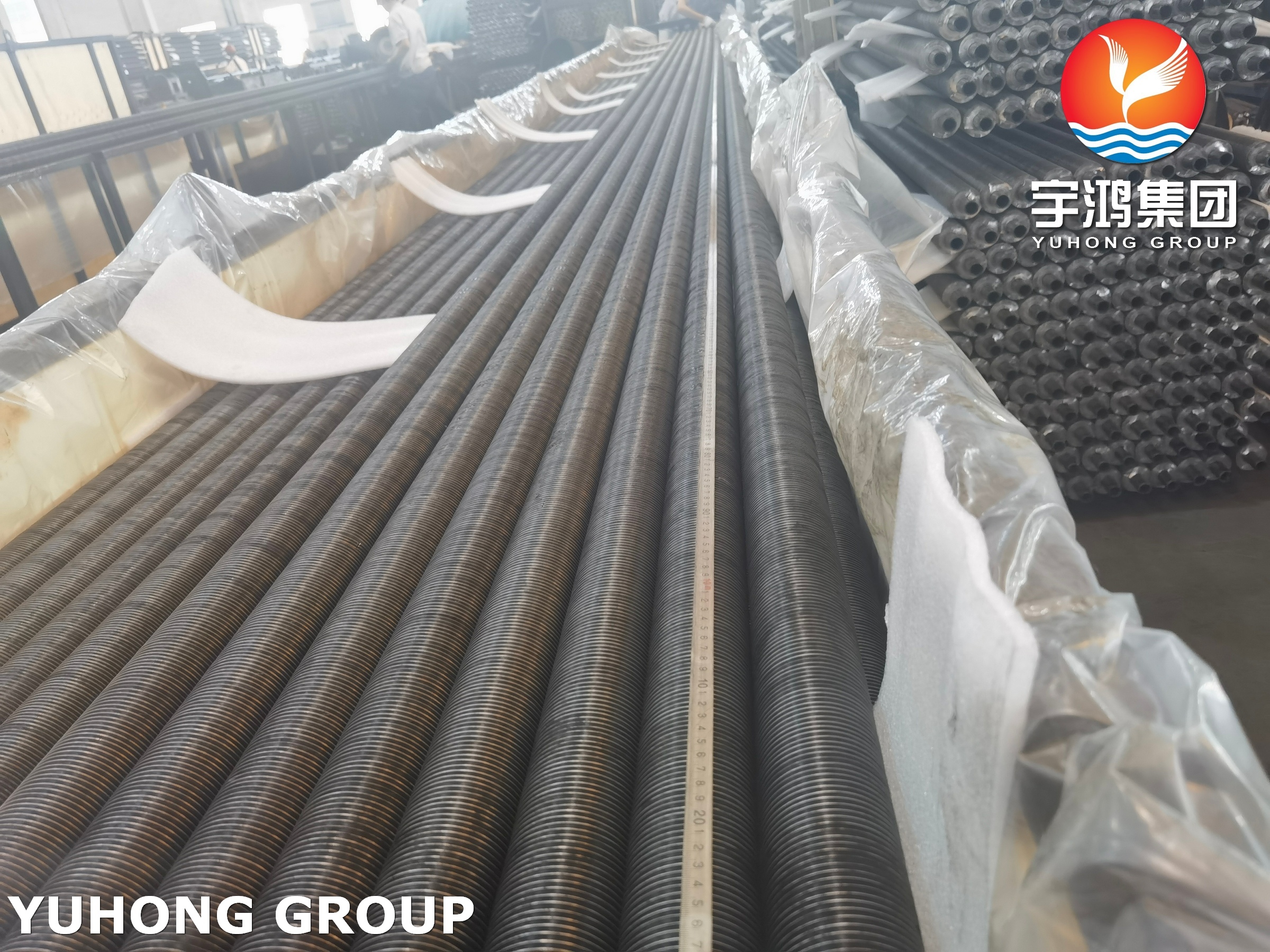 ASME SA179 Embedded G Fin Tube Aluminum Fin for Medium Low Temperature Heat Exchange
