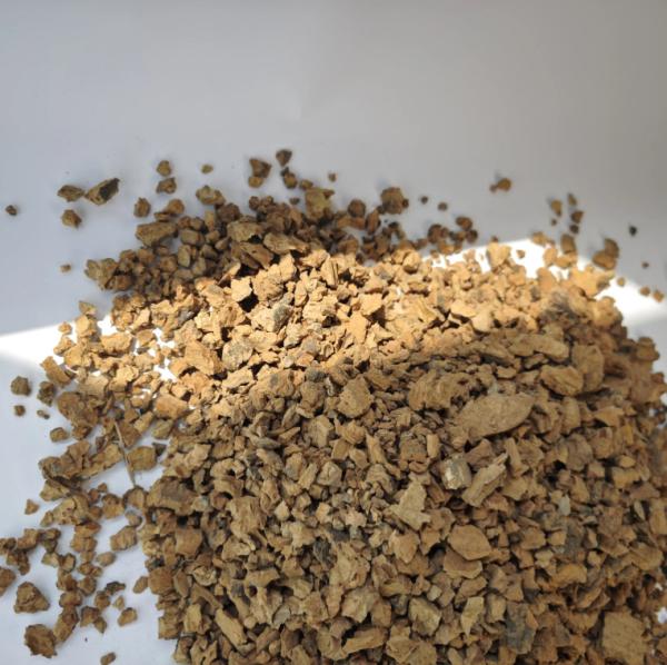 Custom Size 2mm To 4mm Granulated Cork Raw Material Bulk Insulation