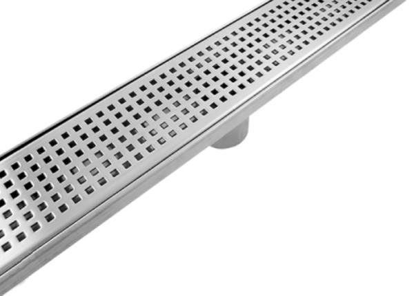 Anti Mite / Virus Stainless Steel Shower Drain Cross Section Minimum Net Width 10MM