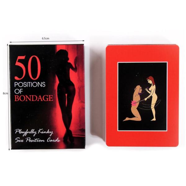 CMYK feito sob encomenda que imprime Matt Finished 50 cartões sexuais das posições