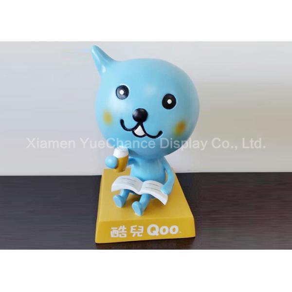 Statues bleues de jardin de fibre de verre de couleur, marque de YueChance de