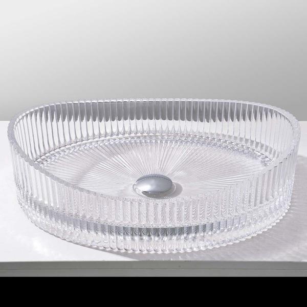Die Casting Glass Sink Bowl No Overflow Sophisticated And Trendy