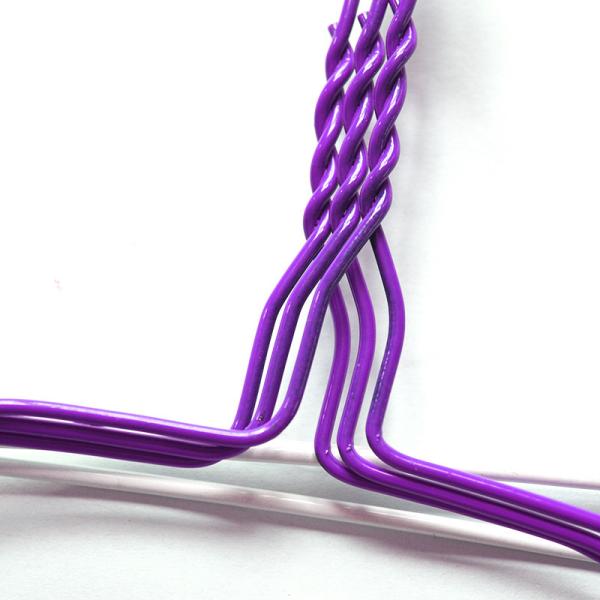 2.2mm Hanger Height Galvanized Steel Wire Hangers for Clothing Storage