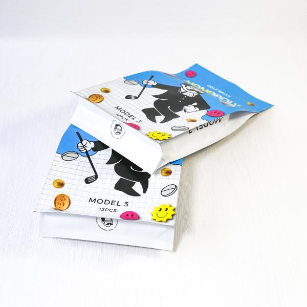 Reusable Eight Sided Sealing Bags For Sporting Goods Packaging With Recyclable Materials Bulk Orders Discounts.