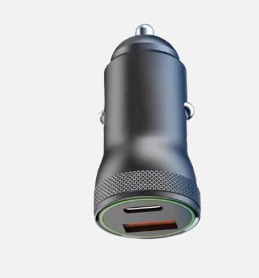 Car Charger For Quick Smartphone Power-Up Black ABS Material