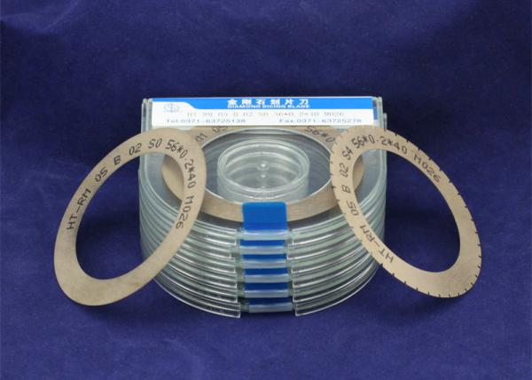 Ferrites Diamond Dicing Blades Metal Bond Oblique S-Shaped Cutting Preventing