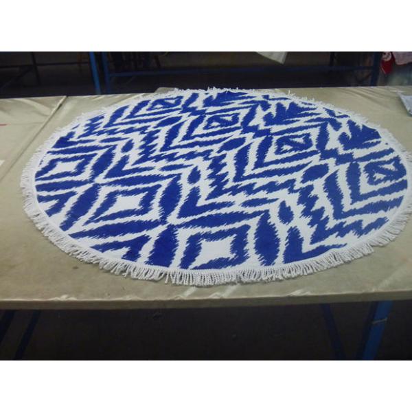 Factory supply Cheap Price Small MOQ 100% cotton  turkish round beach towel