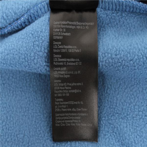 Stockpapa blue Striped Children's Winter Clothes Softshell Hooded Jacket