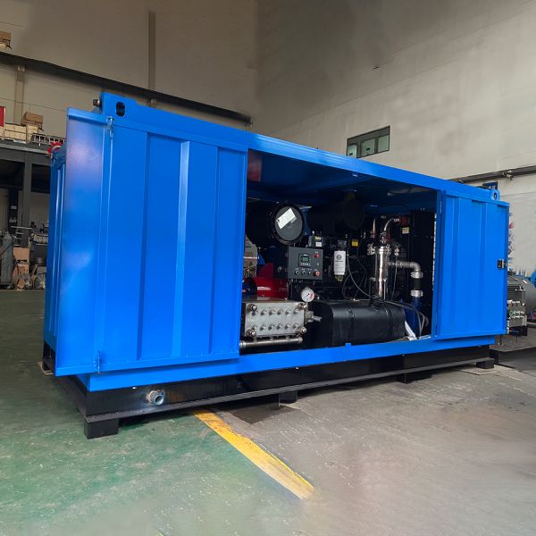 22kpsi 1500bar Diesel High Pressure Water Jetting Unit