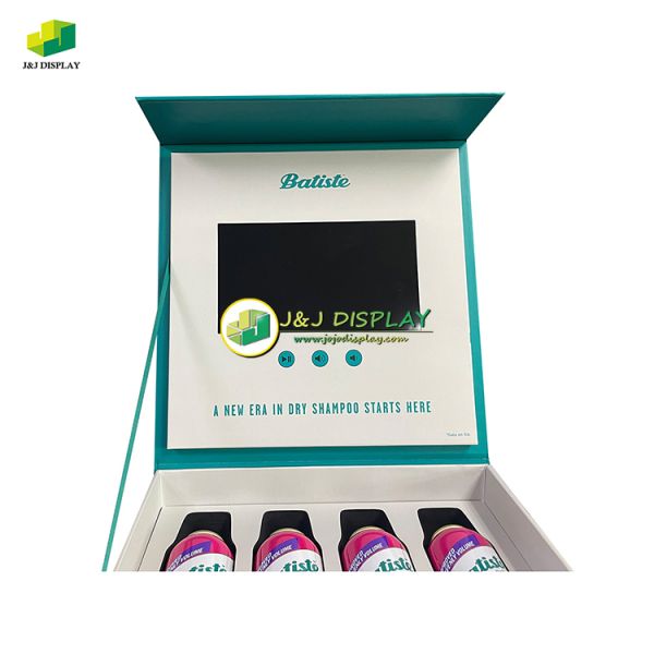 Custom Digital Music Video Gift Carton Packaging Box with LED Cardboard Display