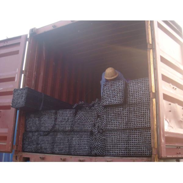 Трубка квадрата трубки черноты DIN 40X40 прямоугольная стальная 20mm гальванизированная