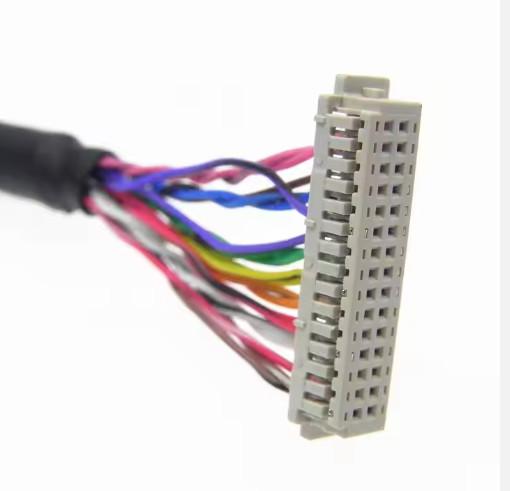 HRS DF13-30DS-1.25C à DF14-20S-1.25C 20 broches 30 broches 40 broches 50 broches 60 broches Assemblage de câble LCD personnalisé pour le panneau LCD