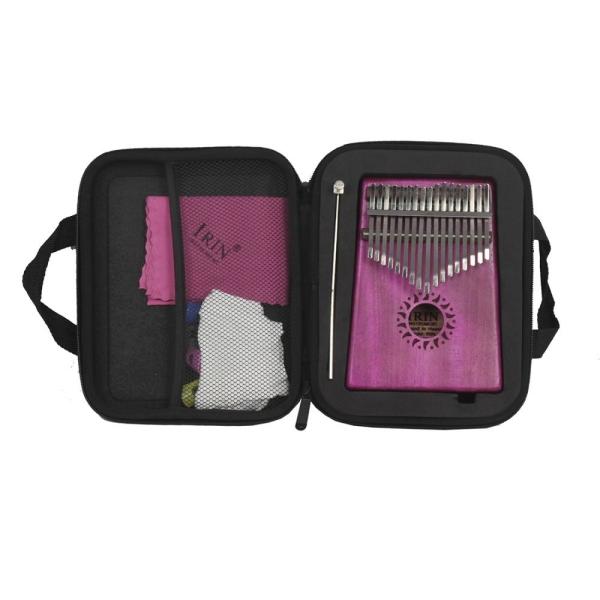 17 Keys Kalimba Carrying Case , L24.5cm Thumb Piano Mbira Case