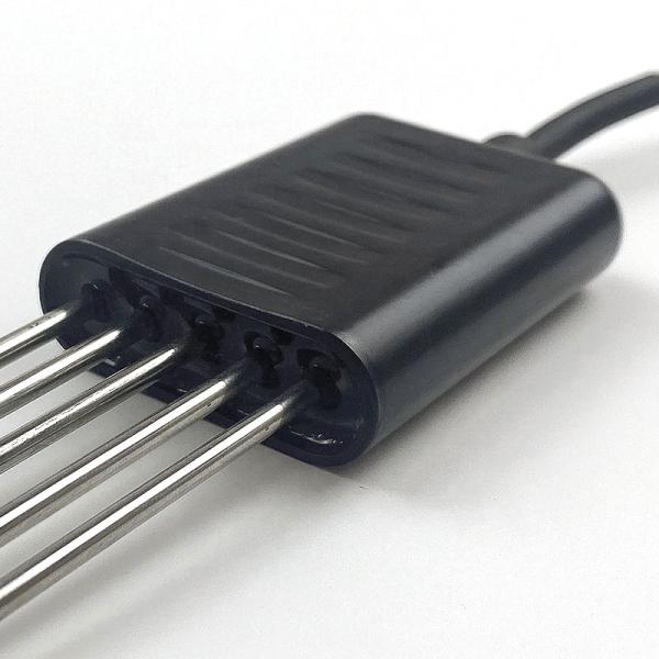 7 in1 Soil Sensor for Measuring EC Conductivity PH NPK Temperature Moisture 5 Pin Output