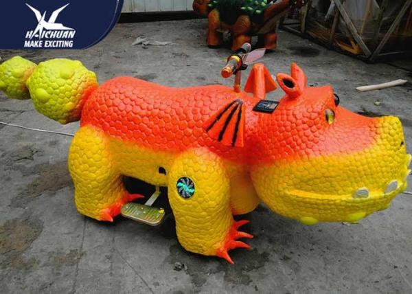 Remote Control Motorized Animal Scooters Of Silicone Rubber / Self Propelled Scooter Animals