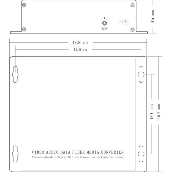 Mic&Balanced audio to  fiber converter for 1CH Mic 1 balanced audio input,2 balanced audio output for intercom system